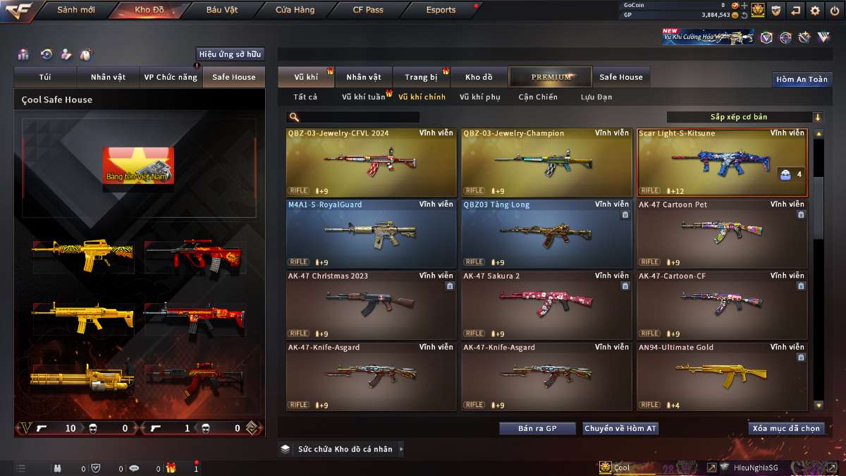 shop acc cf uy tin gia re